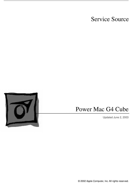 Power Mac G4 Manual Download